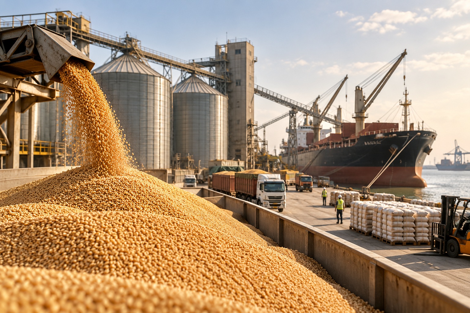 Commodity procurement and export operations